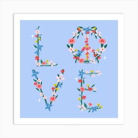 Love And Peace Art Print