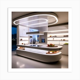 Modern Kitchen Design 15 Art Print