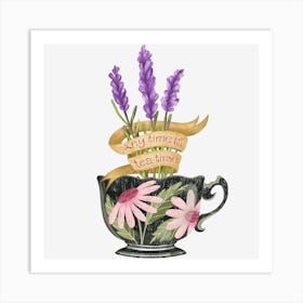 Chic teatime Art Print