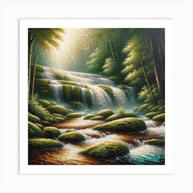 Hidden Waterfall Art Print