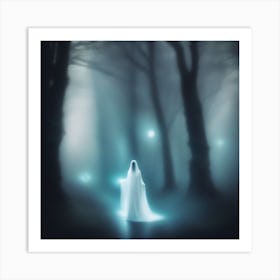 Ghost In The Woods 1 Art Print