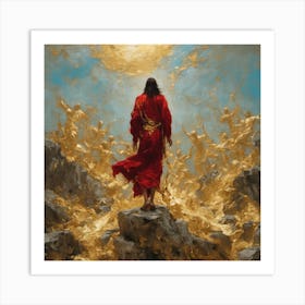 Jesus Ascending Art Print