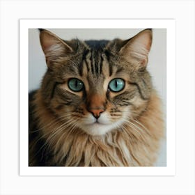 Portrait Of A Cat Art Print