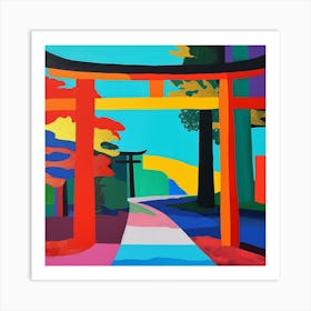 Colourful Gardens The Meiji Shrine Inner Garden Japan 3 Art Print