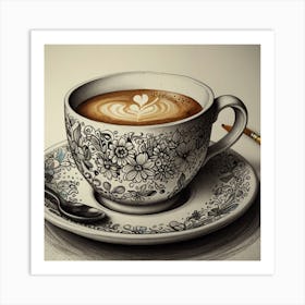 Coffee Cup Art Print