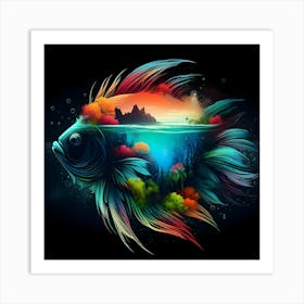 Fish In The Sea 1 Art Print