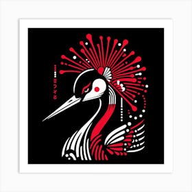 Crane Art Print