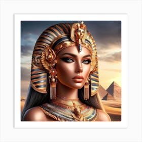 Cleopatra Portrait Artwork 40 Art Print