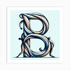 Letter B Art Print