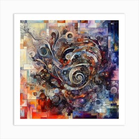 Abstract Painting 3 Art Print