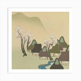 Asian Village Art Print