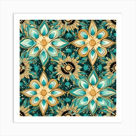 Floral Pattern Art Print