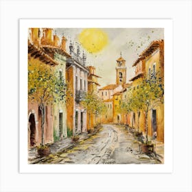 Street In Italy Art Print