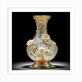 Vase With Flowers 3 Art Print