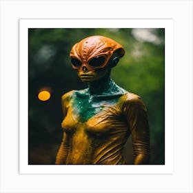 Alien Woman Art Print