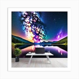 Galaxy Wall Mural 2 Art Print