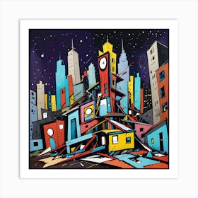 Cityscape Art Print