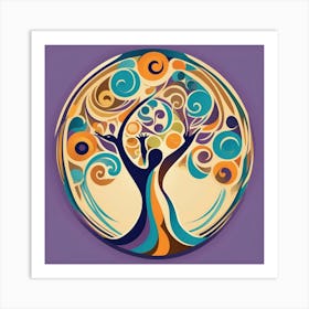 Dancing the tree of life Art Print