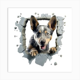 Australian Cattle Dog 1 Art Print