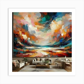 Abstract painting art decoration 6 Art Print