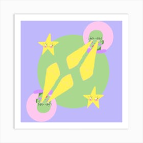 Spaced Square Art Print
