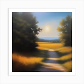 Path To The Sun Art Print