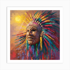 Indian Mask Art Print