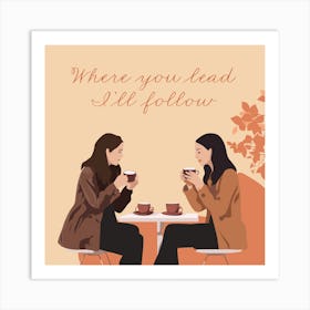 Gilmore Girls Illustration Art Print