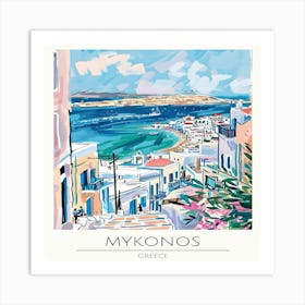 Mykonos Greece Art Print