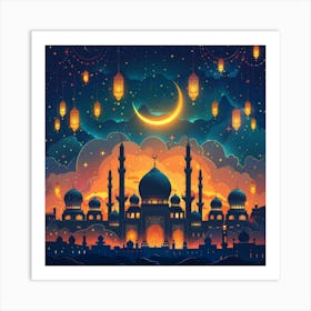 Ramadan Background 1 Art Print