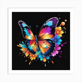 Colorful Butterfly 88 Art Print