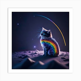 Cat Galaxy (108) Art Print