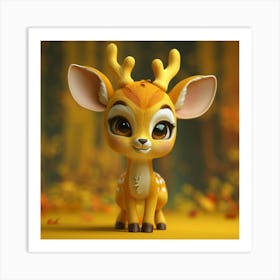 Cute Fawn Art Print