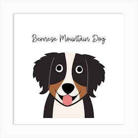 Bernese Mountain Dog Art Print