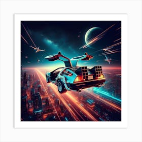 Back To The Future 2 Art Print