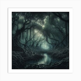 Dark Forest 78 Art Print