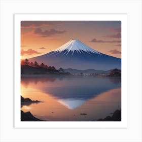 Mt Fuji Art Print