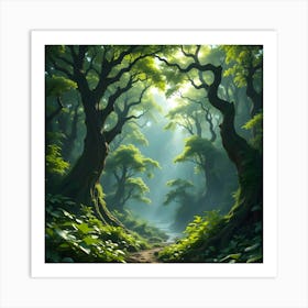 Forest Path 14 Art Print