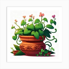 Potted Plant 1 Art Print