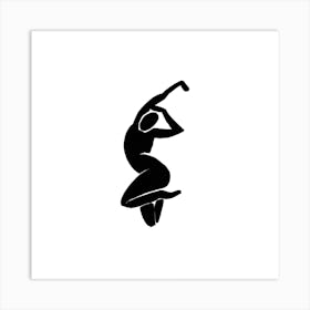 Dancer Silhouette Art Print