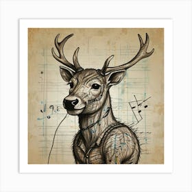 Deer! 38 Art Print