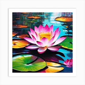 Lotus Flower 43 Art Print