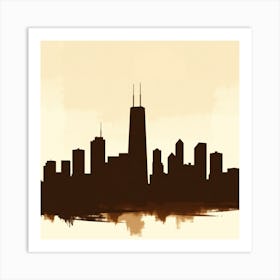 Chicago Skyline Art Print