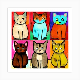 The Cats 3 Art Print