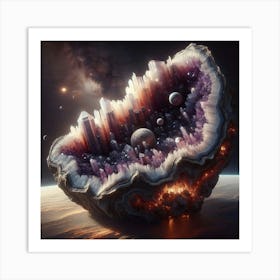 Space Rock Art Print