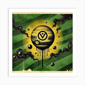 Venusian Enclave Flag Converted Art Print