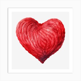 Heart Of Yarn 24 Art Print