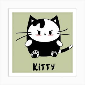 Kitty Art Print