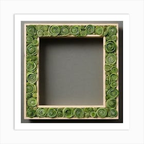 Green Frame 3 Art Print