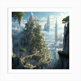 Fantasy City 13 Art Print